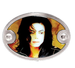 Michael Jackson - Sepia Photo - Belt Buckle