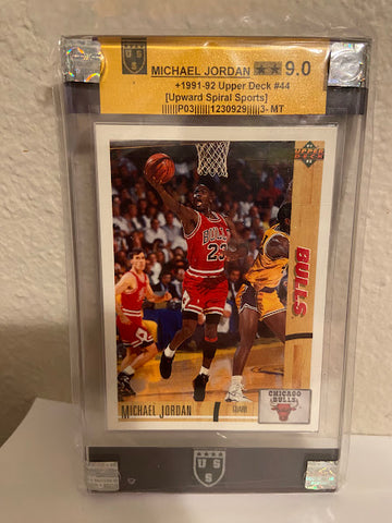 Michael Jordan-1991-92 Upper Deck NBA-#44-Graded Card-9.0-MT-USS_12309 Rock Merch Universe Michael Jordan-1991-92 Upper Deck NBA-#44-Graded Card-9.0-MT-USS_12309 Rock Merch Universe
