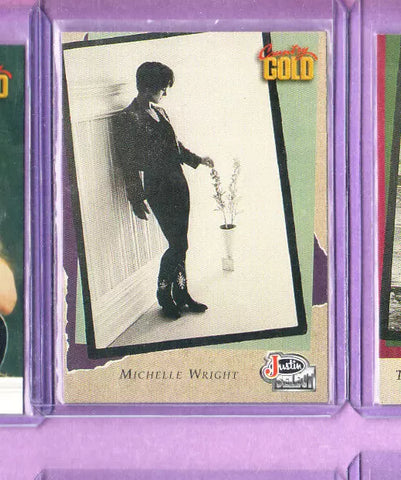 Michelle Wright-Trading Card-1993 Sterling Country Gold-#114-Licensed-NMMT