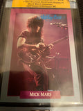 Mick Mars-Motley Crue-Rookie-1991 RockCards-Graded Card-RMU-9.0-MT-1230934