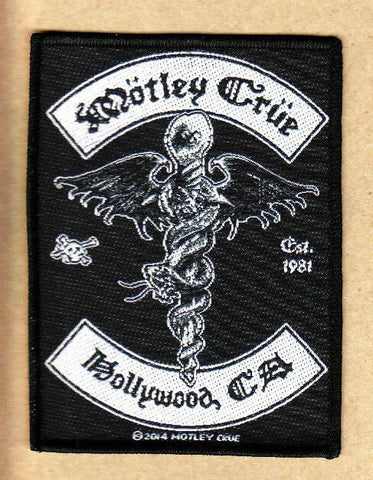 Motley Crue - Patch - Woven - UK Import - HCA - Collector's Patch - Licensed