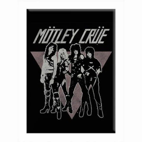 Motley Crue-Triangle Group-Fridge-Locker-Collector's Magnet