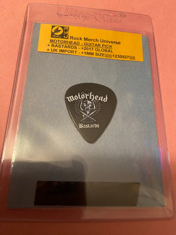 Motorhead-Guitar Pick-UK Import-Bast-Labeled_Licensed-New In UltraPro Holder