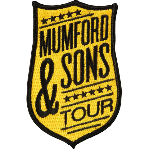 Mumford & Sons-Patch-Shield Logo-Embroidered-Collector's Patch