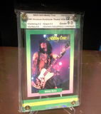 Motley Crue-Nikki Sixx-1991 Brockum RockCards Rookie-Graded Card-RMU-9.0-1230634