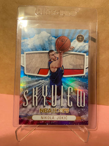 Nikola Jokic-2022-23 Hoops SkyView Insert Trading Card-Nuggets-#18-Mint