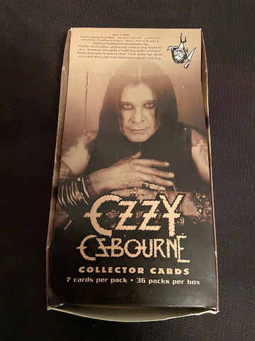 Ozzy Osbourne-Empty Trading Card Box-Licensed-Authentic-NECA-Monowise-2001