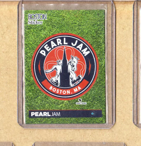 Pearl Jam-Trading Card Sticker-2018 Boston-NNO-Official Licensed-Authentic