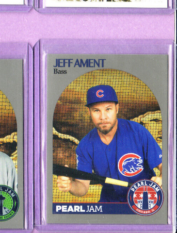 Pearl Jam-Trading Card-Jeff Ament-2018 Chicago-Cubs-Licensed-Authentic