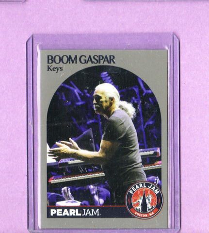 Pearl Jam-Trading Card-Boom Gaspar-2018 Boston,MA-Live_Keys_-Licensed-Authentic