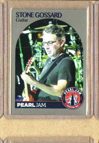 Pearl Jam-Trading Card-Stone Gossard-2018 Boston-Live-Licensed-Authentic