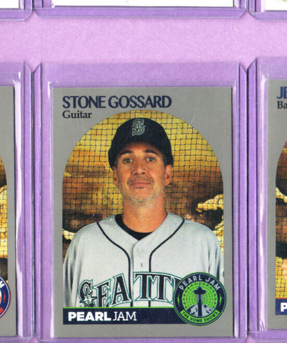 Pearl Jam-Trading Card-Stone Gossard-2018 Seattle-Mariners-Licensed-Authentic