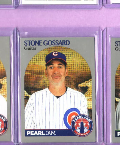 Pearl Jam-Trading Card-Stone Gossard-2018 Chicago-Cubs-Licensed-Authentic