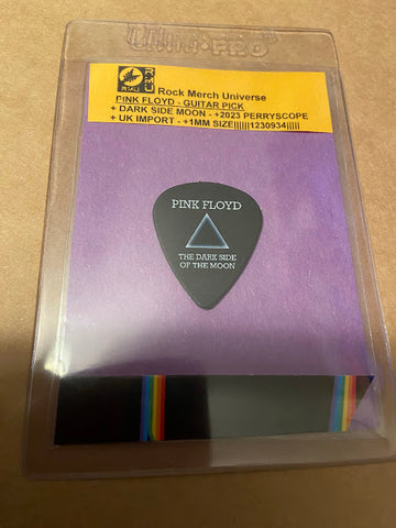 Pink Floyd-Guitar Pick-UK Import-Dark Si-Labeled_Licensed-New In UltraPro Holder