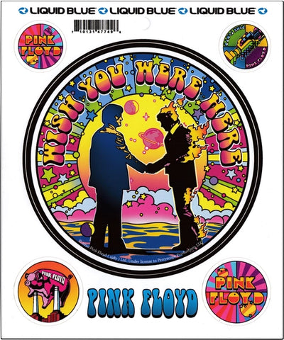 Pink Floyd - 5 Sticker Set- Wish You Were Here