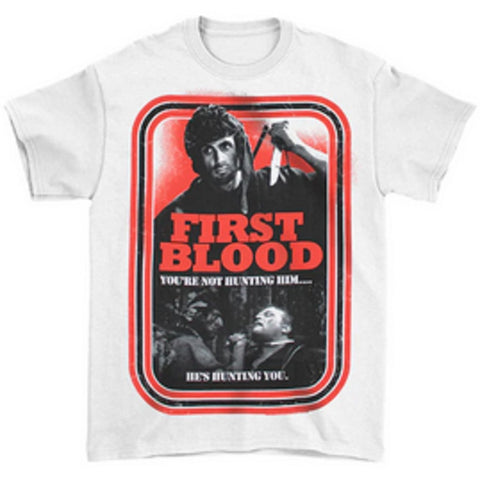 Rambo-T-Shirt-Tee-First Blood-Hunting T-Shirt