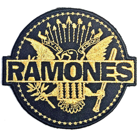 Ramones-Patch-Iron On-UK Import-Logo-Collector's Patch-Licensed New