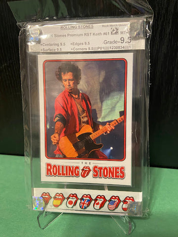 Rolling Stones-Keith Richards-2006 Stones Premium CPI ST-Graded Card-RMU-9.5-MT+