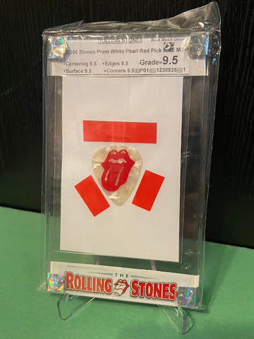 Rolling Stones-Pearl Guitar Pick-2006 Stones Premium CPI-Graded Pick-RMU-9.5-MT+