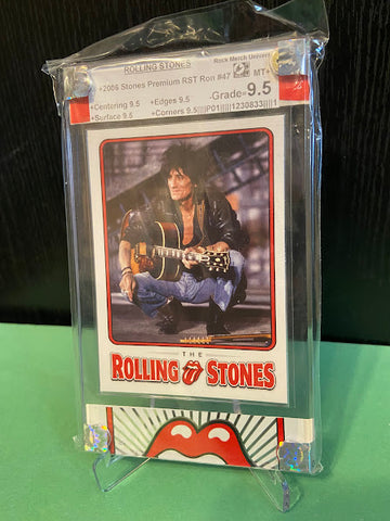 Rolling Stones-Ronnie Wood-2006 Stones Premium CPI ST-Graded Card-RMU-9.5-MT+