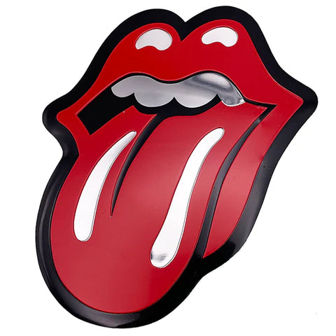 Rolling Stones - Tongue Metal Emblem - Sticker