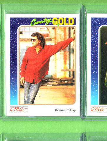 Ronnie Milsap-Trading Card-1992 Rookie Sterling Country Gold-#89-Licensed-NMMT