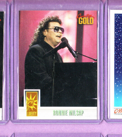 Ronnie Milsap-Trading Card-1993 Sterling Country Gold-#144-Licensed-NMMT