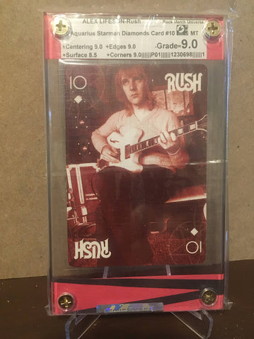 RUSH-Alex Lifeson-Starman Diamonds Card-#10-Graded Card-RMU-9.0-MT-1230698