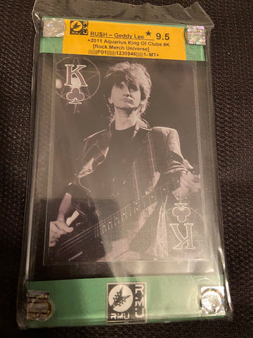 RUSH-Geddy Lee-2011 Aquarius King C-Trading Card-Graded Card-RMU-9.5-MT+-1230946