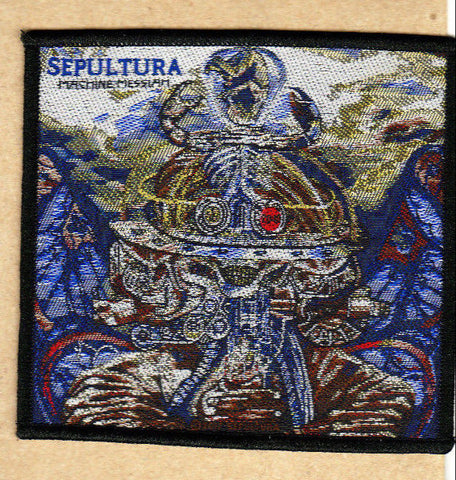 Sepultura - Patch - Woven-UK Import- Machine -Collector's Patch