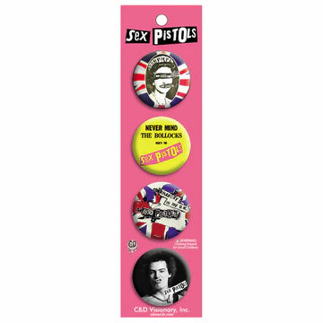 Sex Pistols - Logo - Pinback Button Badge Set