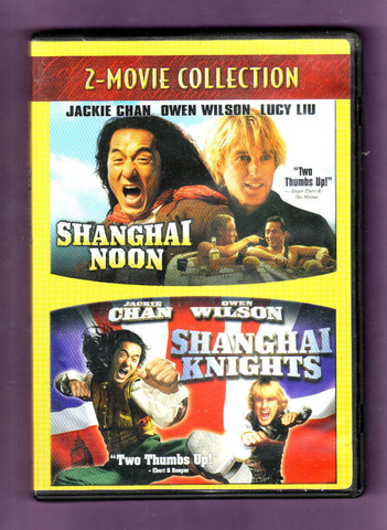 Shanghai Nights+Noon-DVD-2 Movie Set-Jackie Chan-Owen Wilson-2000-2003-PG-13