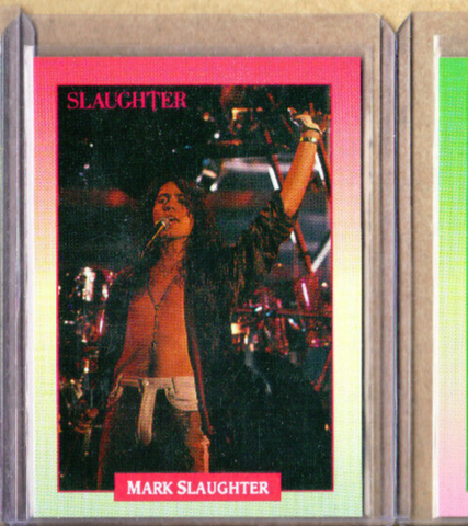 Slaughter-Trading Card-Mark-#182-Official Licensed-Authentic-1991 BROCKUM-Mint