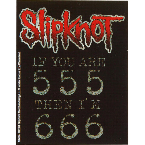 SlipKnot - 555 Sticker