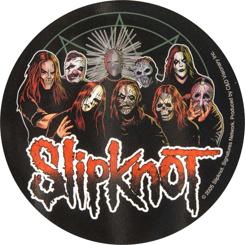 SlipKnot - Sticker - Band Pose [4 x 4 inches] - Licensed New