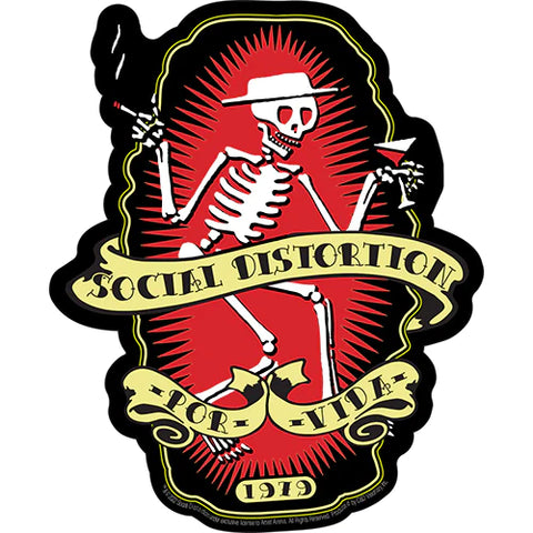 Social Distortion - Por Vida - Sticker