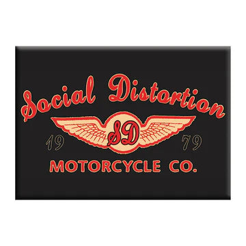 Social Distortion-Magnet-Moto Logo-Skelli-Fridge-Locker-Collector's