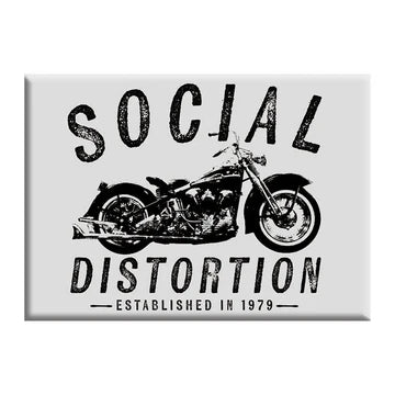 Social Distortion-Magnet-Motorcycle-Fridge-Locker-Collector's