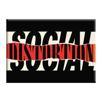 Social Distortion-Magnet-Ripped Logo-Skelli-Fridge-Locker-Collector's