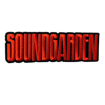 Soundgarden - Red Logo - Large 9 Inch - Collector's - Back Patch