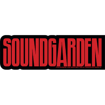 Soundgarden - Red Logo - Sticker