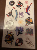 Spider-Man-Spiderverse-Sticker Sheet Set-29 Stickers-Double-Sided