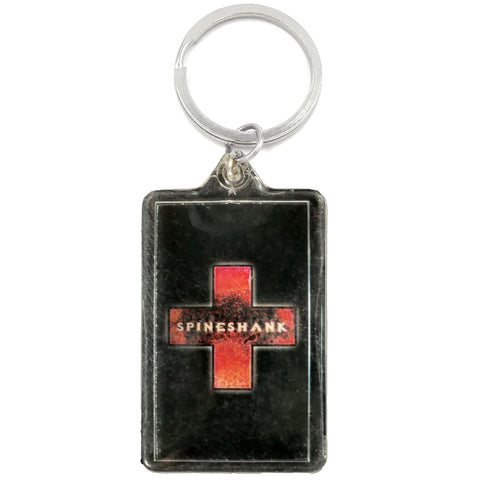 Spineshank - Cross Logo Keychain
