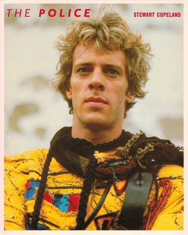 The Police - 8 x 10 Photo - Stewart Copeland-Vintage-Licensed
