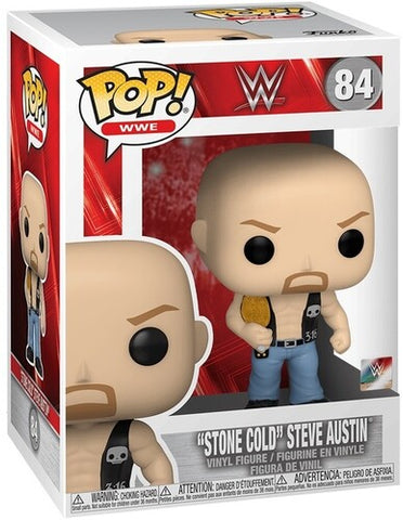 Stone Cold Steve Austin - FUNKO POP! WWE Belt Action Figure