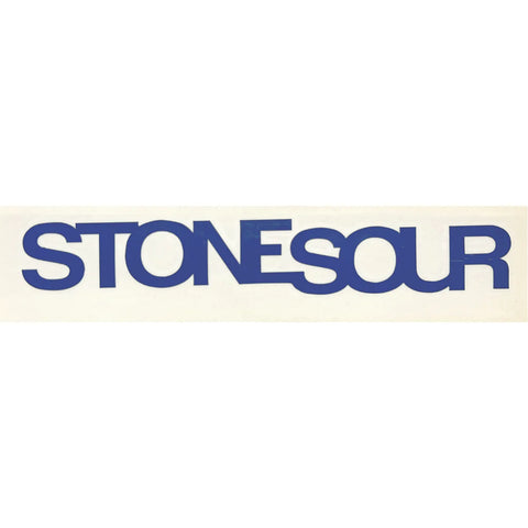 Stone Sour - Vinyl Cut Logo (Blue) Peel & Rub - Sticker
