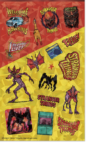 Stranger Things - Sticker Sheet Set - 33 Stickers-Double-Sided Sticker