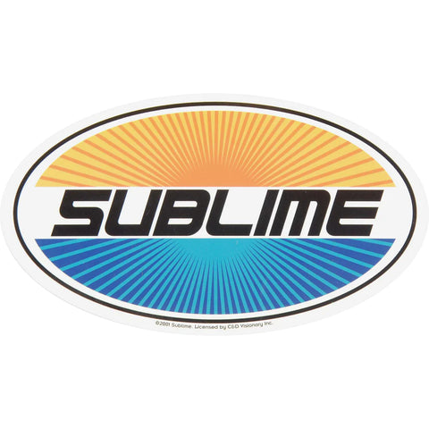Sublime - Oval Sticker