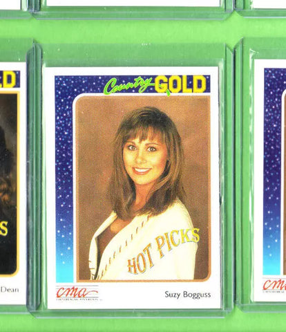 Suzy Bogguss-Trading Card-1992 HP Rookie Sterling Country Gold-#7