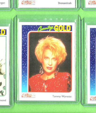 Tammy Wynette-Trading Card-1992 Sterling Country Gold-#63-Licensed-NMMT
